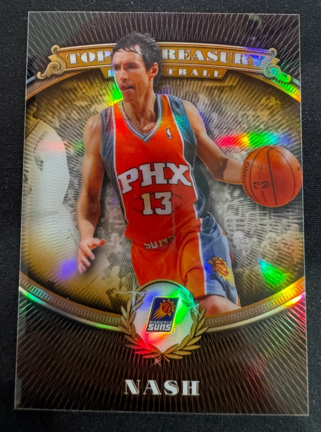 2008-09 Topps Treasury Bronze Refractor Steve Nash /999