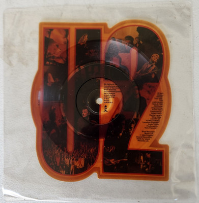 U2 Unforgettable Fire 1984 SHAPED PICTURE DISC VINYL UK Import Island ISP 220