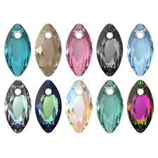 Swarovski Crystals 6437 Marquise Cut Pendants - Jewelry Making, Necklaces
