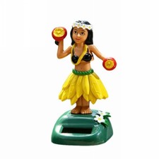 Solar Powered Mini Dashboard Hula Car Doll Hula Lady- 4.42"