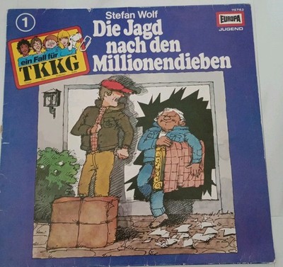 TKKG LP Wolf Die Jagd nach den Millionendieben