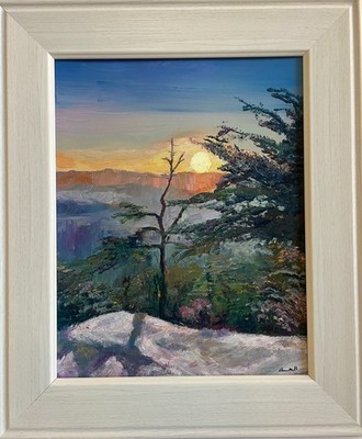 Appalachian Mountains Sunset Print 8x10 Landscape Wall Art Peaceful Nature Decor