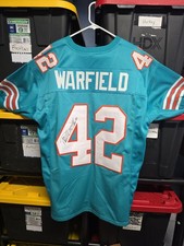 Paul Warfield Signed Miami Dolphins Jersey (JSA) HOF 1983 Undefeated 1972