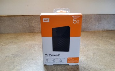 Western Digital My Passport 5TB Portable External Hard Drive