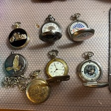 Pocket Watches Classic Vintage Stylish Lot contains all 7 /4 New Battery Working