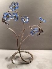 CRISTAL FIGURINE SWAROVSKI DANUBA SAPPHIRE