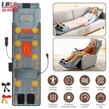 Full Body Massage Mat Vibration Massage Pad Cushion Back Massage Home Office Use