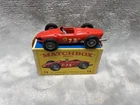 USED VINTAGE LESNEY MATCHBOX No.73 FERRARI F1 RED RACE CAR W/ORIGINAL BOX