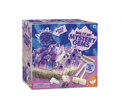MindWare Dig It Up ''Mystery'' Gems Science Education Gemology Set, Ages 6+