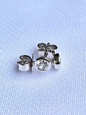 WEMPE BY KIM OHRSTECKER ONE 18K WEIßGOLD, 2 BRILLANTEN 0,48 CT