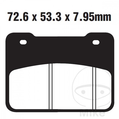 23134-SINTERED BRAKE PADS HH SCOOTER EBC compatible with SYM WOLF 250