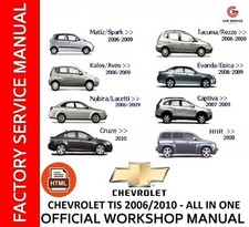 CHEVROLET TIS 2006/2010 WORKSHOP MANUAL - REPAIR SERVICE - WIRING DIAGRAMS - ENG