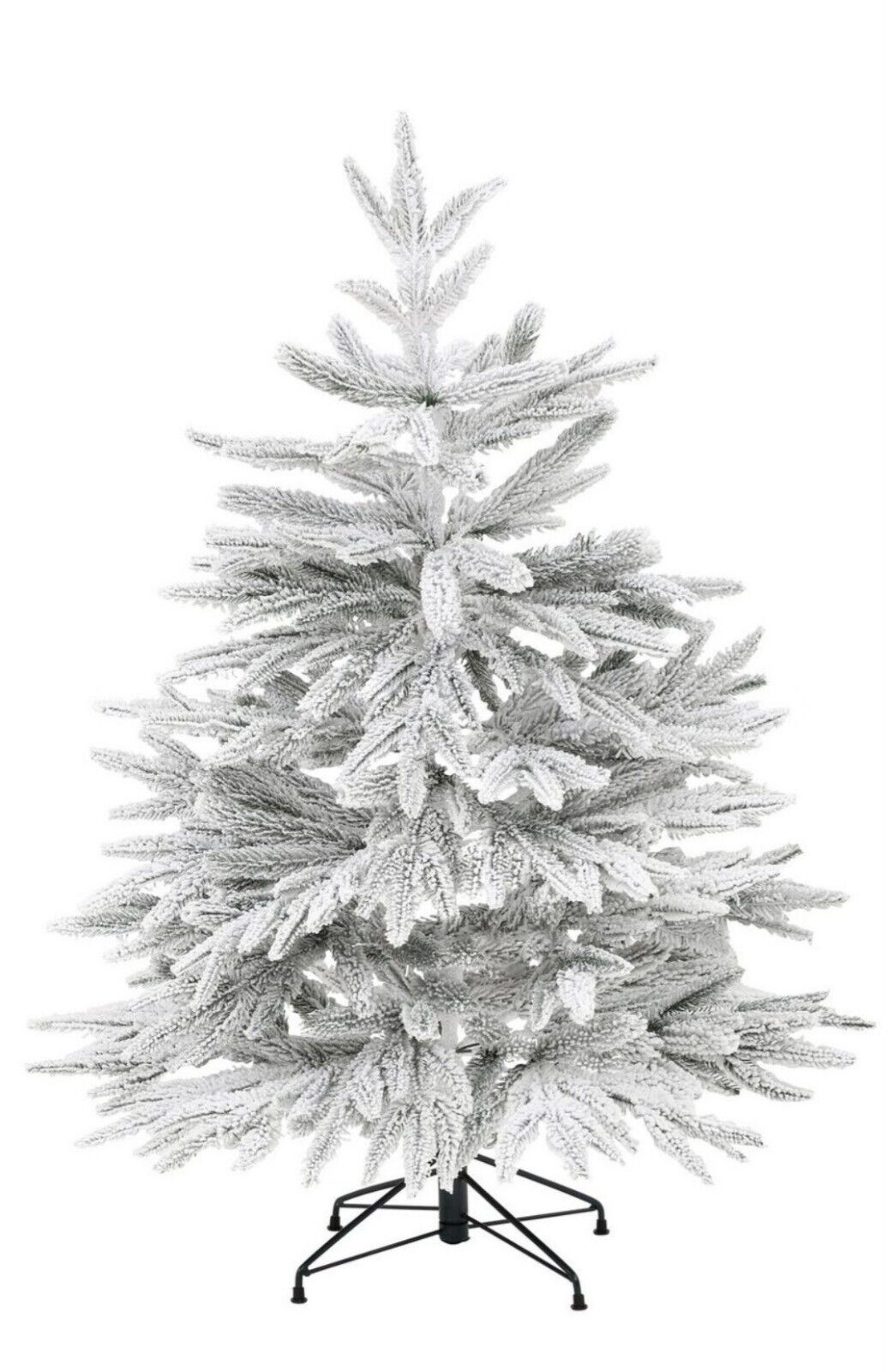 Weihnachtsbaum Deko Tanne beschneit grün weiß 90 cm Tannenbaum Schneetanne