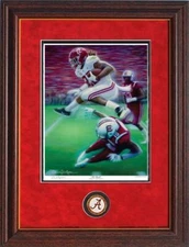 DANIEL MOORE ALABAMA FOOTBALL THE HURDLE NAJEE HARRIS EPIC TD FRAMED PRINT COIN
