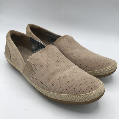 Clarks Women's Danelly Rae Loafer Sz 10 Slip On Flat Tan Blush