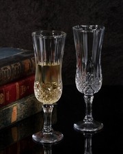 Cristal D'arques Longchamp Design 155ml  Champagne Flutes, Prosecco, Set Of 6