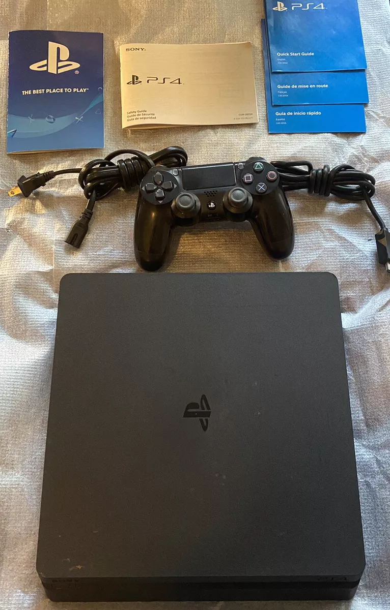 Sony 4 Slim 500GB Gaming Console Controller. PS4 &amp; Cables. | eBay