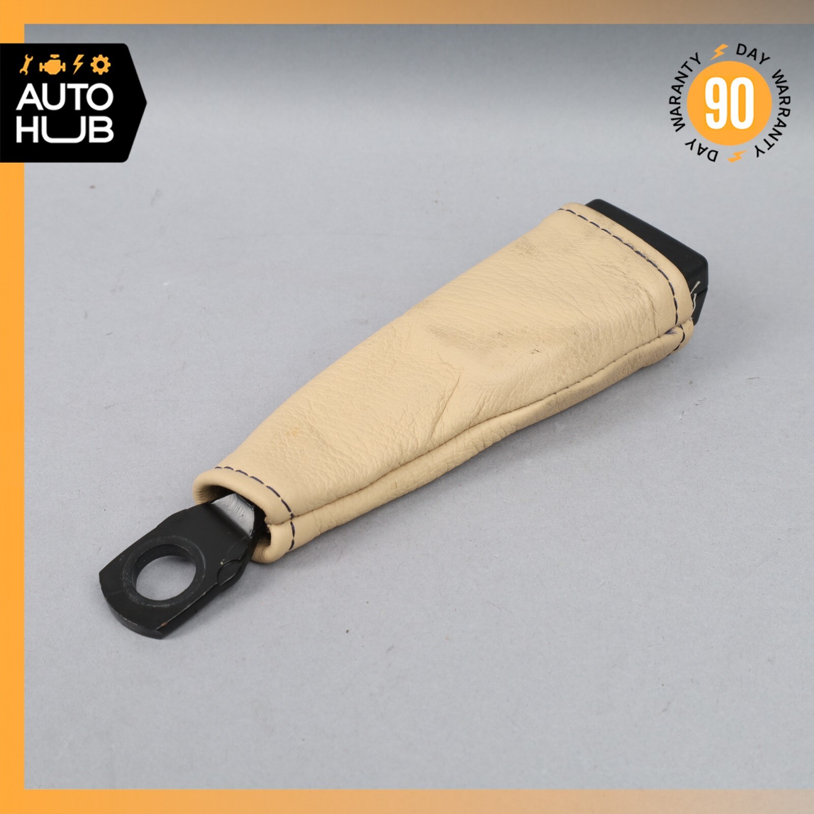08-19 Maserati GranTurismo M145 Front Left or Right Seat Belt Buckle Beige OEM