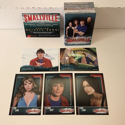 SMALLVILLE SEASON 4 (2004) Complete Card Set SUPERMAN Erica Durance +PROMO SM4-1