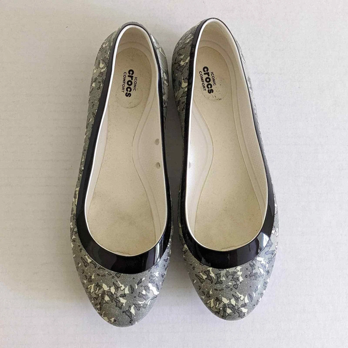 Crocs lina hotsell shiny flat
