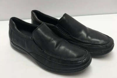 Born Mens Size 11 Black Leather Slip On Loafers Unisex 11/45 Walking Casual Shoe Born Shoes Men Nigel Slip-On in Black Size 11 — Cabaline main image 3