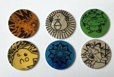 海外版 Pokémon Tazos/WOTC 1999−2000  5枚 Pokemon Wizards WOTC 1999-2000 TCG Coins - You Choose - Nintendo