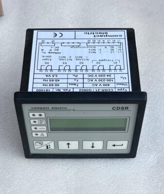 COMPACT ELECTRIC - CDSR-21 Digital SYNCHRO-CHECK RELAY