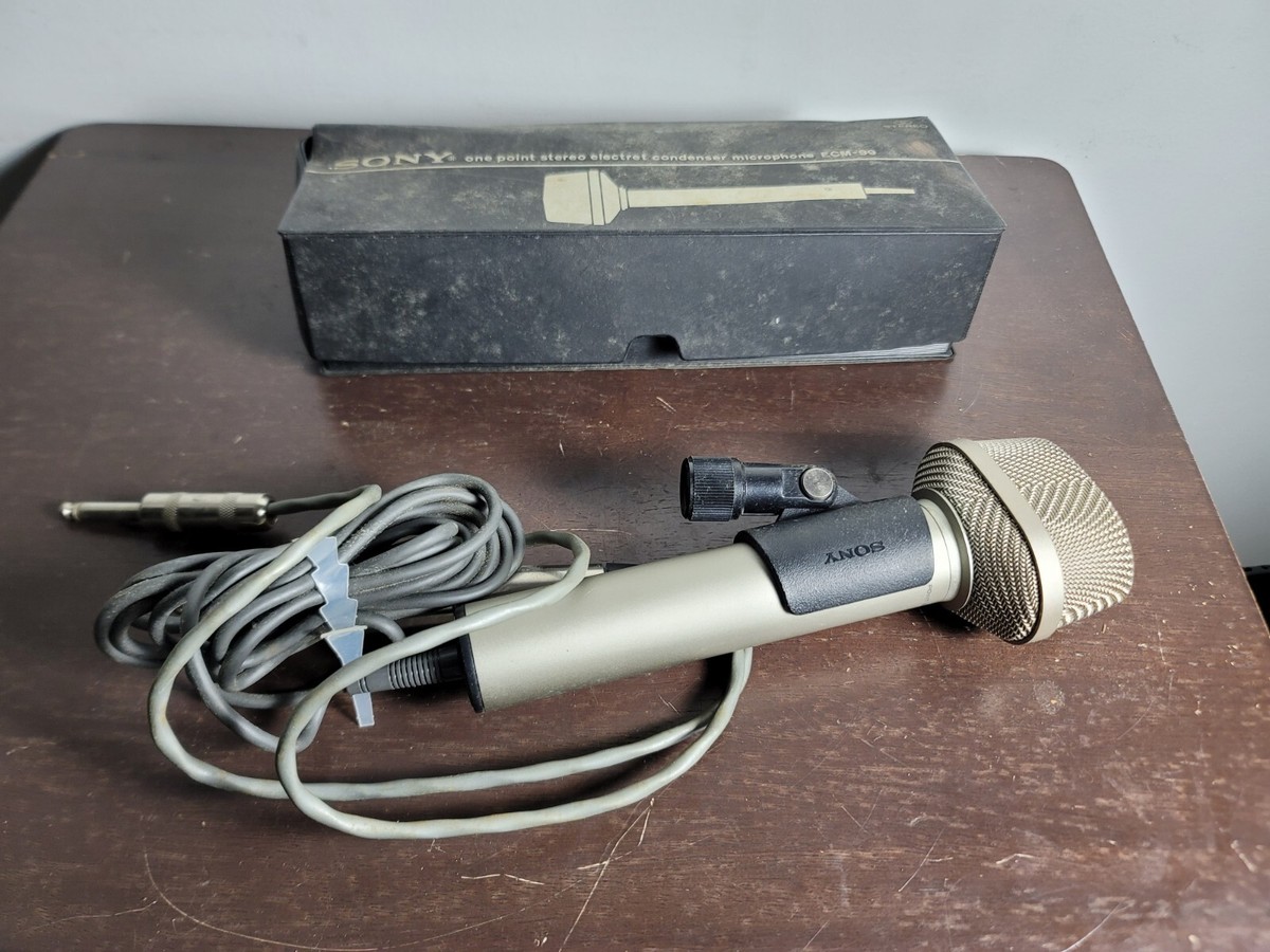SONY ECM-99 One Point Stereo Electret Condenser Microphone SONY ECM-99 One Point Stereo Electret Condenser Microphone