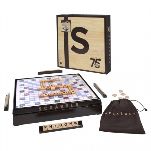 Scrabble - Scrabble 75 Années Edition Anniversaire - Allemand - Afbeelding 1 van 7