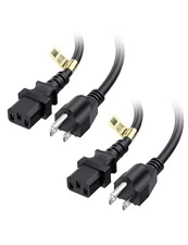 Cable Matters 6 Foot 16 AWG Heavy Duty Prong Computer Monitor Power Cord 6'