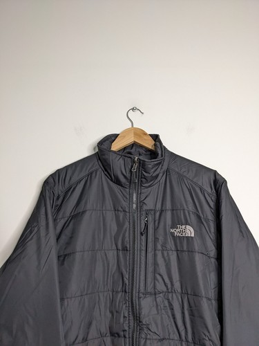 The North Face Full Zip Puffer Jacket Mens L Large Black SAAB Primaloft - Picture 10 of 18