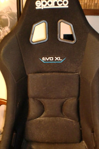 Sparco EVO XL QRT Ultralight FIA approved Extra Large Competition Racing Seat