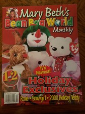 Mary Beth's Bean Bag World Monthly  TY Beanie Babies Magazine  December 2000