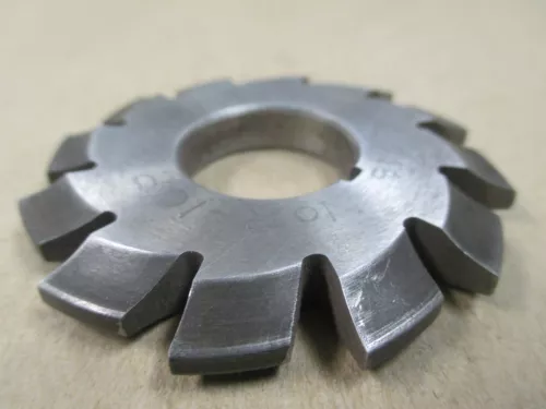 USED Morse #2 Involute Gear Cutter, 10-Pitch, 55-135 Teeth-Rack, 2-3/8" Diameter