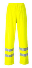 SEALTEX FLAME HI-VIS YELLOW PANTS SIZES M-3XL CLASS E REFLECTIVE TAPE FR43
