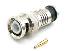 50x BNC Male Compression Connector for RG59 Coax Cable CCTV