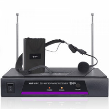 Qtx Vn1 Neckband Headset Microphone 174.5mhz Vhf Wireless System