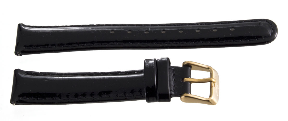 Invicta Womens 16mm x 14mm Black Patent Leather Watch Band W  display picture 1