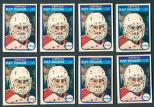 1982-83 O-Pee-Chee #372 Pat Riggin 8 Card Lot NM-Mint Goalie Capitals
