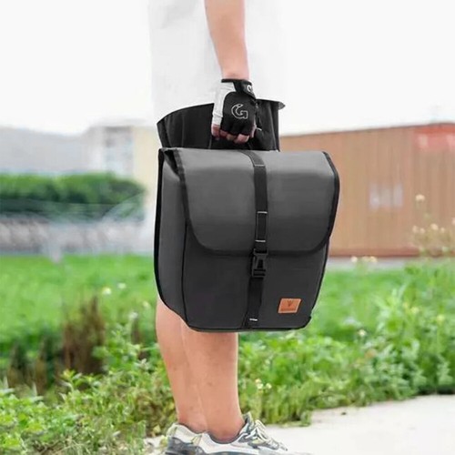 Fahrrad Tasche Gepäckträgertasche 20L Packtaschen Gepäckträger Wasserdicht - Bild 9 von 18