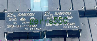 10 pcs New Sanyou SRB-SH-112DM2 12VDC5A 4-pin relay