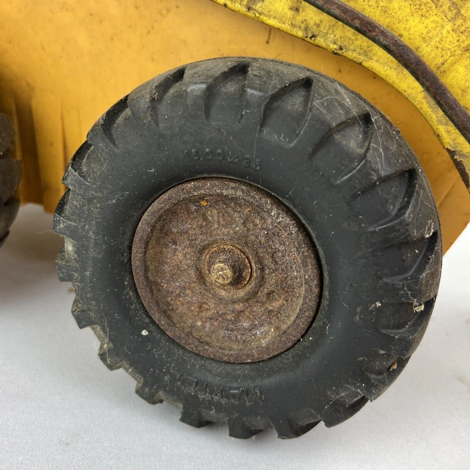 Mattel V-RROOM 1963 de colección! Tractor cargador frontal Skip Loader Foto 2 de 4