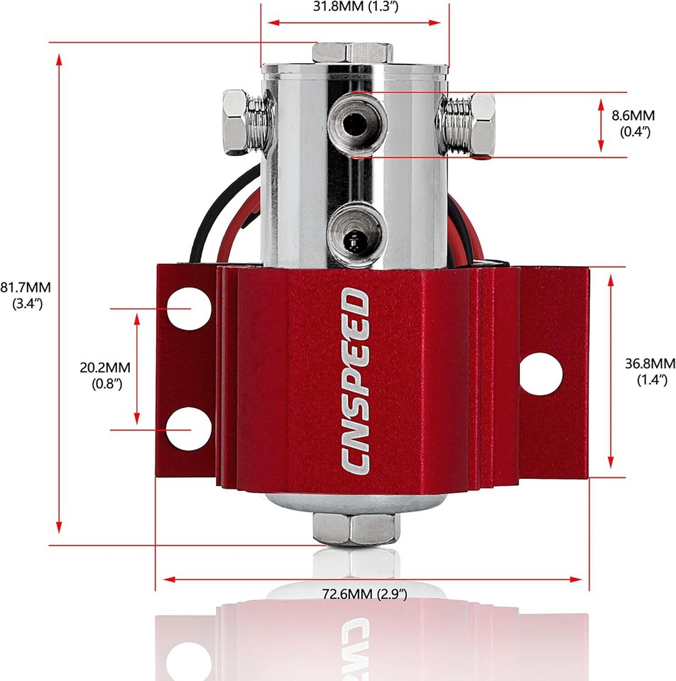 Red Brake Line Lock Kit Universal Drag Racing Electric Solenoid Valve ...