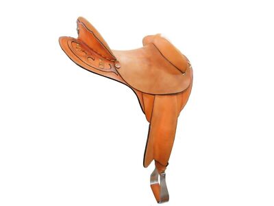 Half breed Australian style Leather Horse Saddle Premium Quality Size 18''