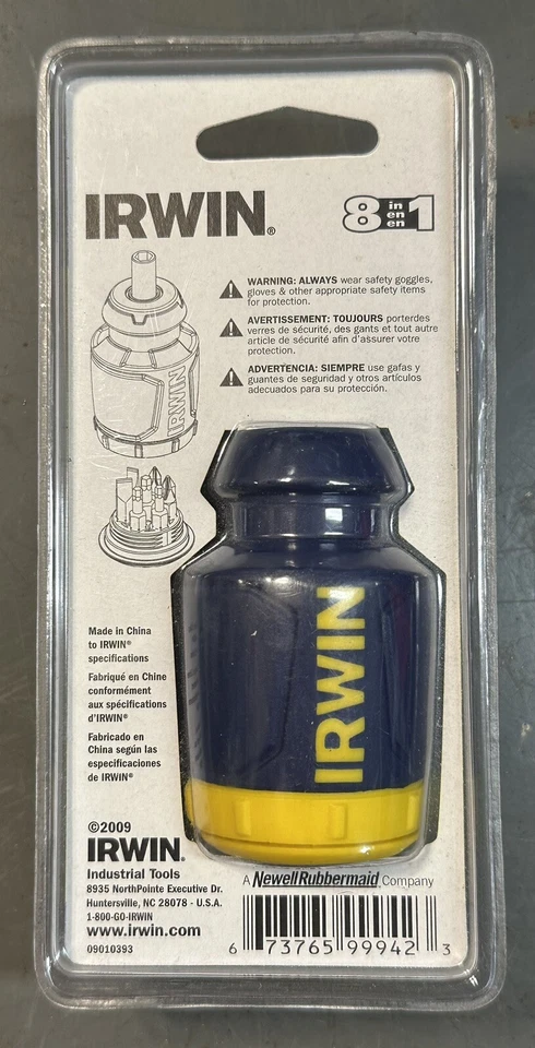 Irwin 4935586 8-in-1 Multi-Tool Stubby Screwdriver Nutdriver - New In Package! - Image 2 of 2