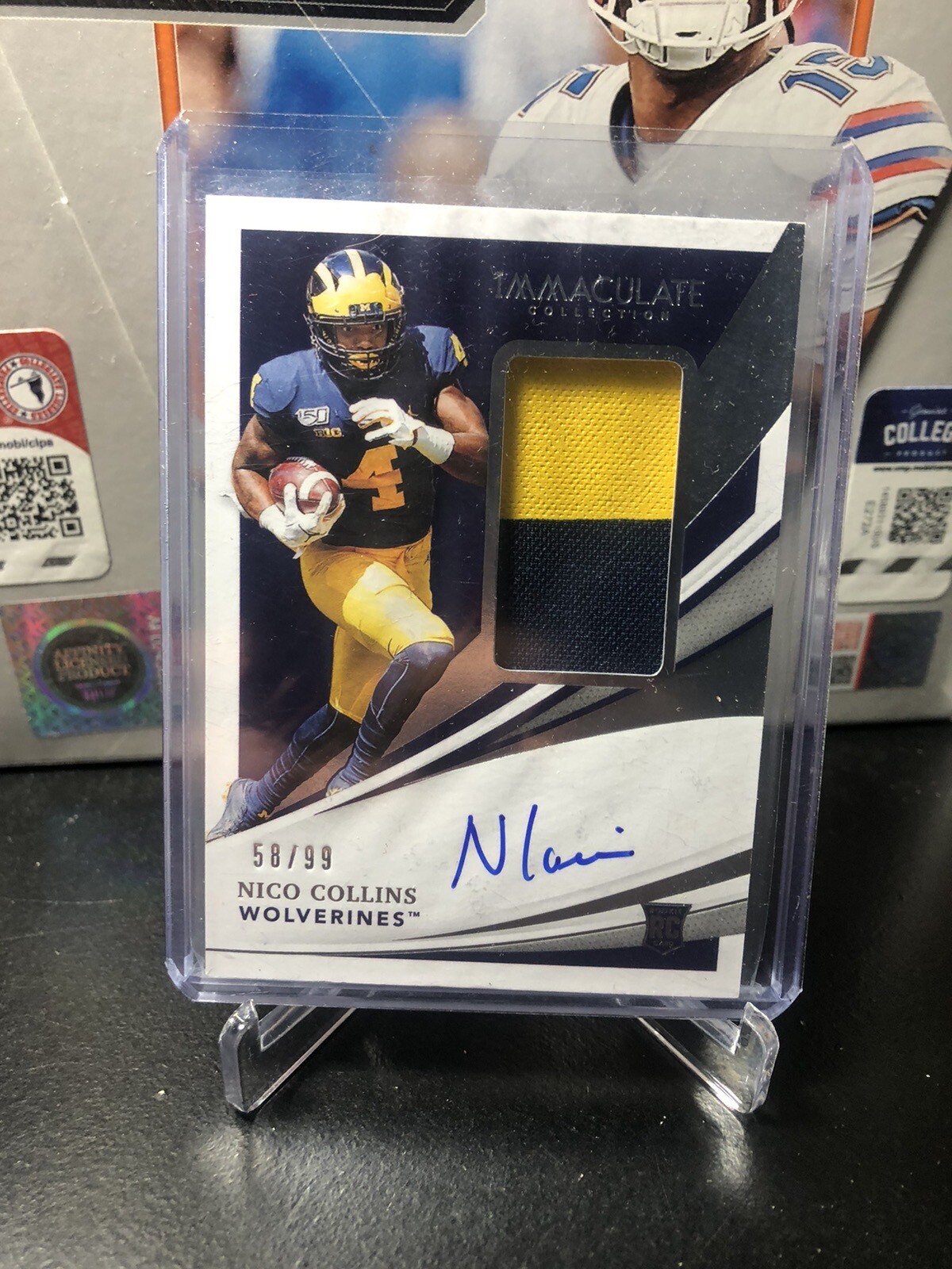 2021 Immaculate Collegiate Football Nico Collins RPA Auto /99 Houston