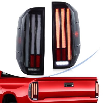 VLAND LED Tail Lights w/Sequential Lamps Pair For 2014-2021 Toyota Tundra