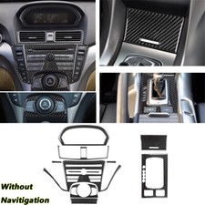 Carbon Firber Wo Nav Central Console Full Set Trim Cover For Acura Tl 2009-2023 Carbon Firber Wo Nav Central Console Full Set Trim Cover For Acura Tl 2009-2023