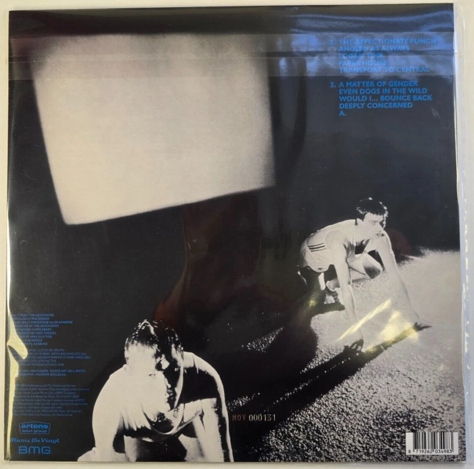 Associates The Affectionate Punch LP Album vinyl record limited numbered Blue - Image 4 of 4
