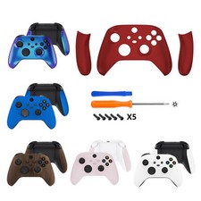 for Xbox Series X/S Controller Replacement Faceplate  Side Rails Grips Shell